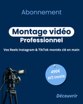 Service de montage vidéo professionnel pour Reels Instagram et TikTok
