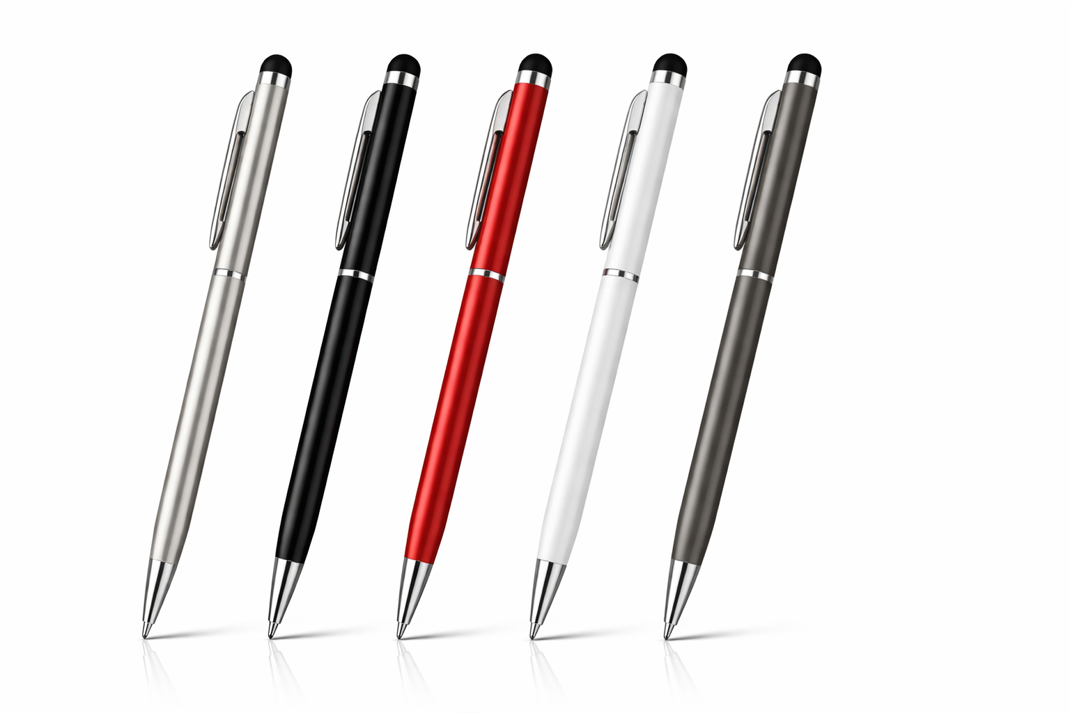 Stylo en aluminium avec mécanisme twist et embout tactile