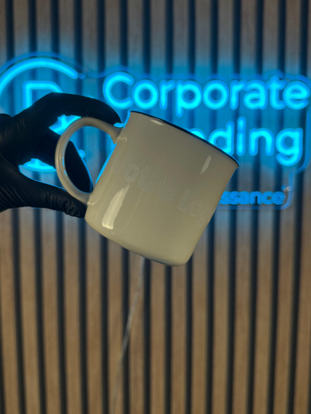 Mug vintage en céramique personnalisé 340ml - vue 3
