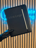Porte-documents A4 personnalisé en PU et tissu 800D avec bloc-notes ligné - vue 3