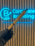 Stylo en bambou personnalisé avec finitions métalliques